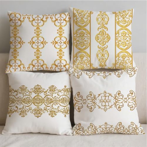 Housse coussin 80x80cm extérieur imperméable lot de 4 - 3