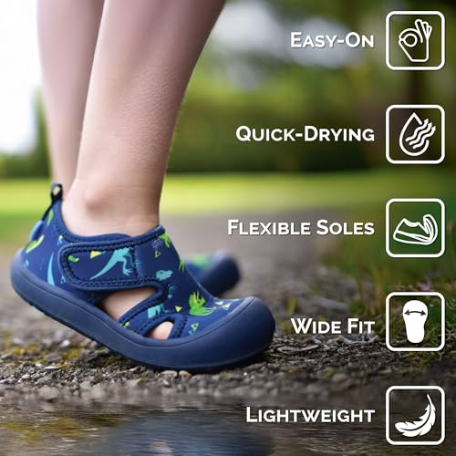 JAN & JUL Quick Dry Beach Sandals for Toddlers and Kids4