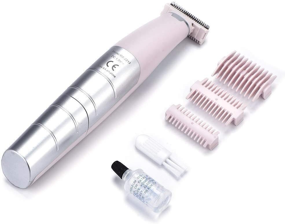 Electric epilator Wet and Dry Hair Removal Device with lubricating Oil Cleaning Brush and limiting Comb Body Shaver for Hair Removal for Body Parts arms Armpit Legs