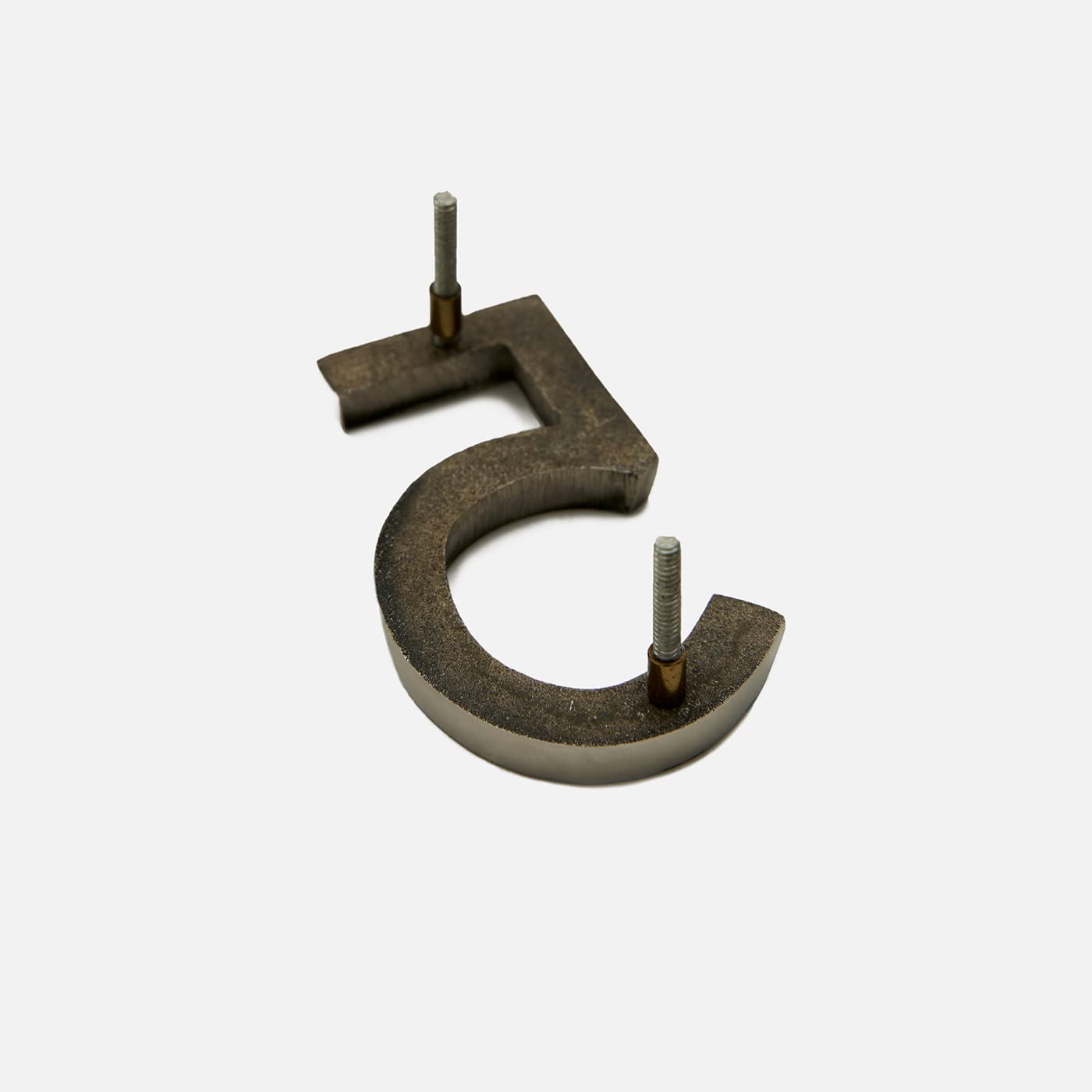 DecorTwist® Metal House Number Modern Silver House Numbers For Flat Door Hostel Hotel Lodge Apartment College Library Rack Number Warehouse 10cm 4 Inch Height (Number 9) — Amazon image 8