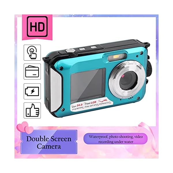 SENZHILINLIGHT 2,7-Zoll-TFT-Digitalkamera 5MP MAX 1080P Doppelbildschirm 16x Digit – Bild 6