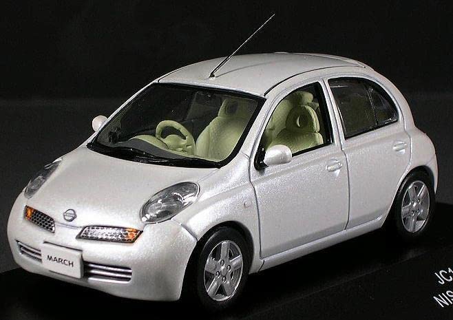 Amazon | □ 京商 Jコレクション 1/43【日産 マーチ (パールホワイト