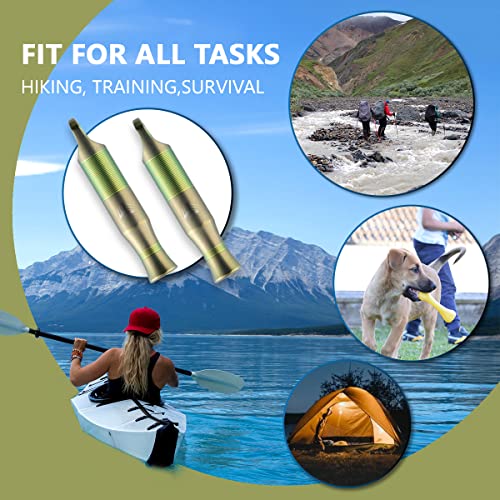 Weknife Emergency Whistle Survival Loud, Titanium Outdoor Safety Whistle Survival Shrill Loud Blast With Paracord For Kayak, Life Vest, Jacket, Boating, Fishing,Camping, Hiking, Hunting, Coyote A-05Cp #TOP3