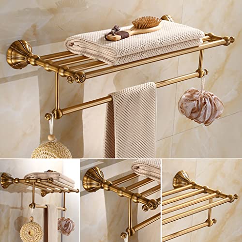 Porte-serviettes mural étagère pour optimiser le rangement de douche - 6