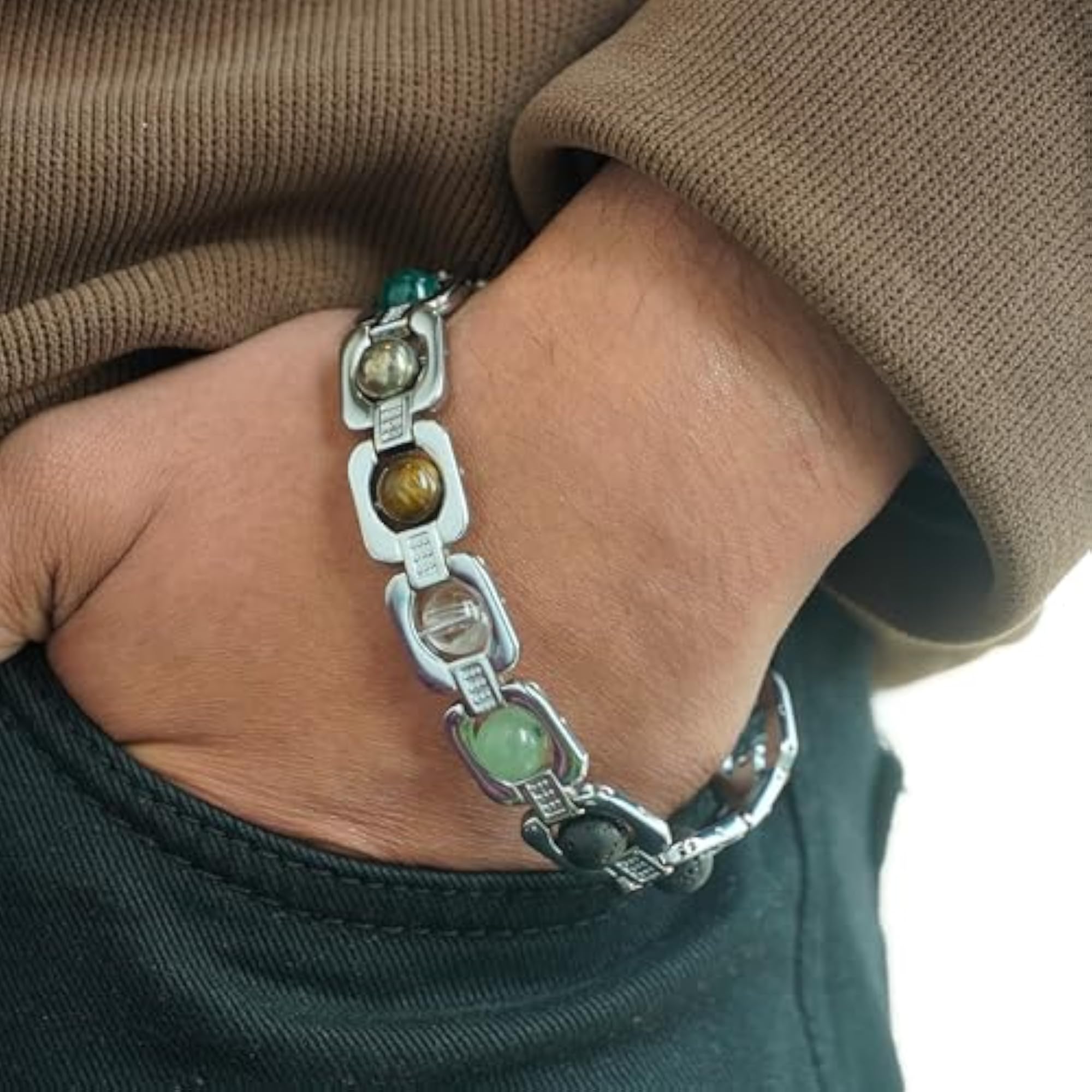 Metal Dhan Labh Bracelet, Prosperity Charm