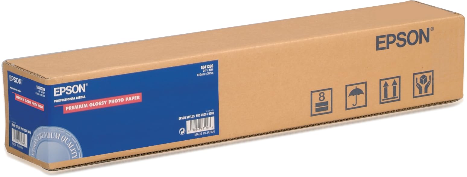 Epson C13S041379 Premium Glossy Photo Papier Inkjet 255 g / m2 329 mm x 10 m, 1 Rölle Pack