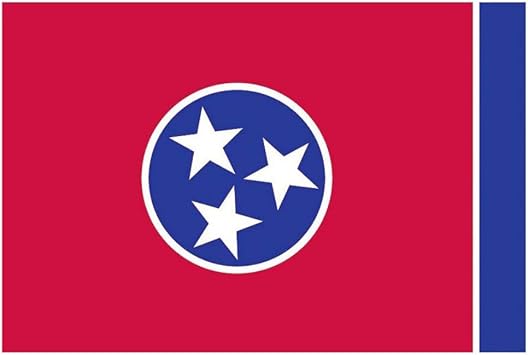 Valley Forge Flag Made in America 3 x 5 Nylon Tennessee State Flag