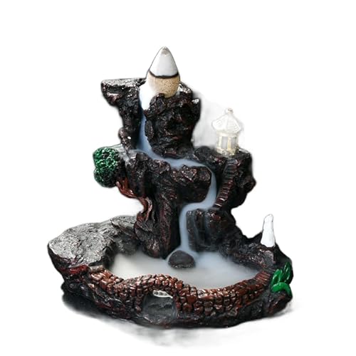 香炉 仏壇用香炉 セラミック 倒流香 流川香 逆流香炉 お香立て 線香立て ヨガ 瞑想 リラックス 癒し 陶芸品 茶道用品 茶道の飾り 贈り物 開運 置物 風水 手作り 自宅用 ギフト プレゼント