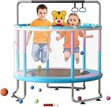 Cama elástica infantil de 1, bolas oceánicas (azul)