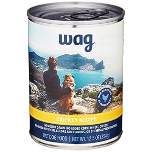 Amazon Brand Wag Wet Canned Dog Food 125132 oz