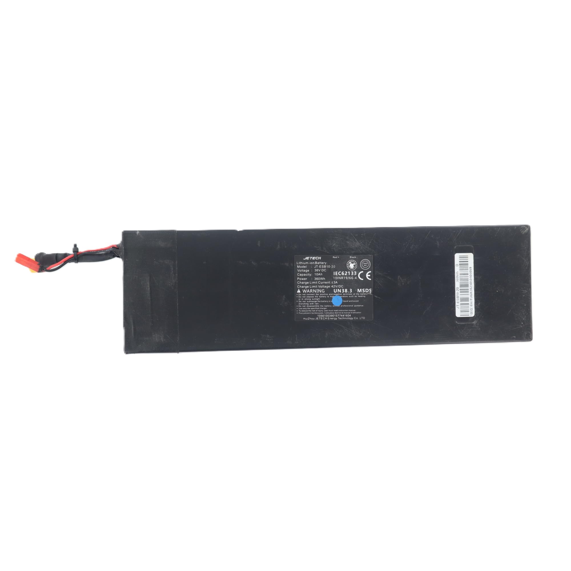 BATTERIE 36V/ 7,5AH 100ECO/100MAX/100MAX2/100MAXPLUS/100PLUS/100PRO2/100PULSE/100SHARK/100SHARKLITE- Piece trottinette élèctrique UrbanGlide | Compatible 100S / 350MAX, Pièce détachée originale