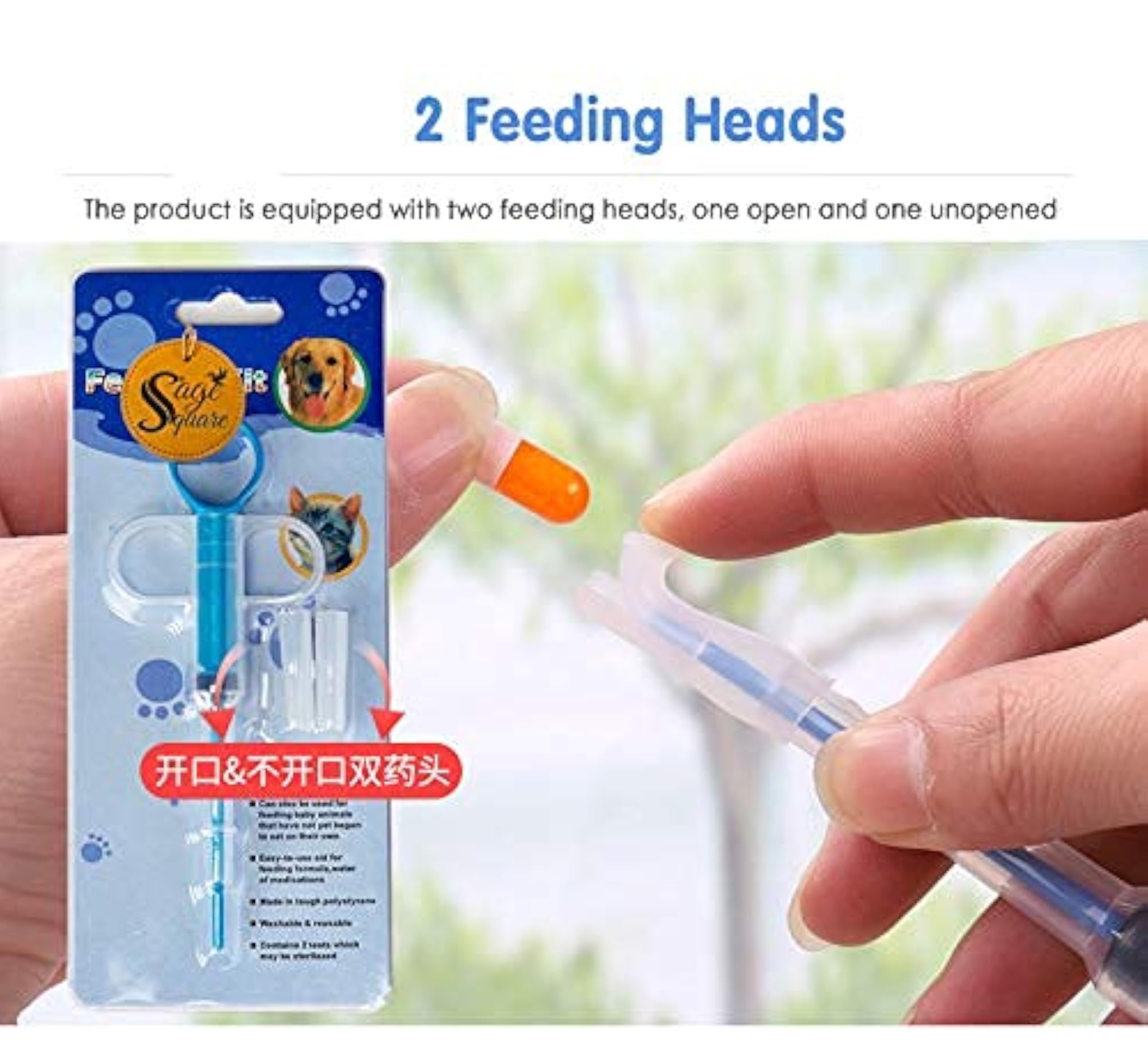 Nursing Milk Feeding Tablet Pill Feeding Kit for Cats & Dogs