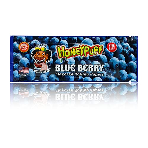 Honeypuff Flavored Rolling Papers, King Size Flavored Rolling Paper With 6 Kind Different Fruit, Individually Sealed Packaging (6Packs-Flavors) #TOP4