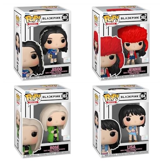 Funko Pop! Blackpink - Set of 4 Lisa, Jennie, Jisoo, and Rose