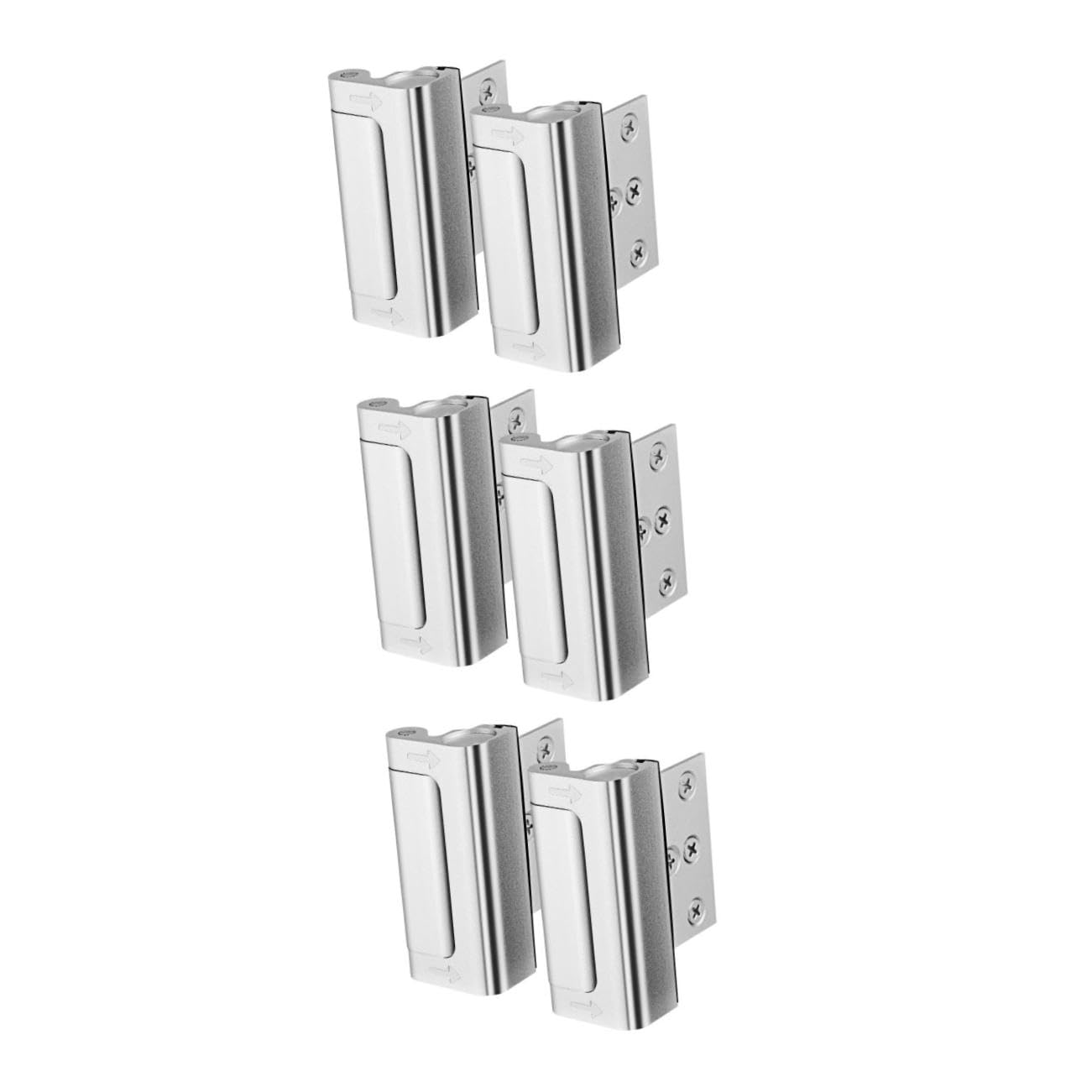 Boulon de porte de sécurité en aluminium Operitacx | Lot de 6 verrous