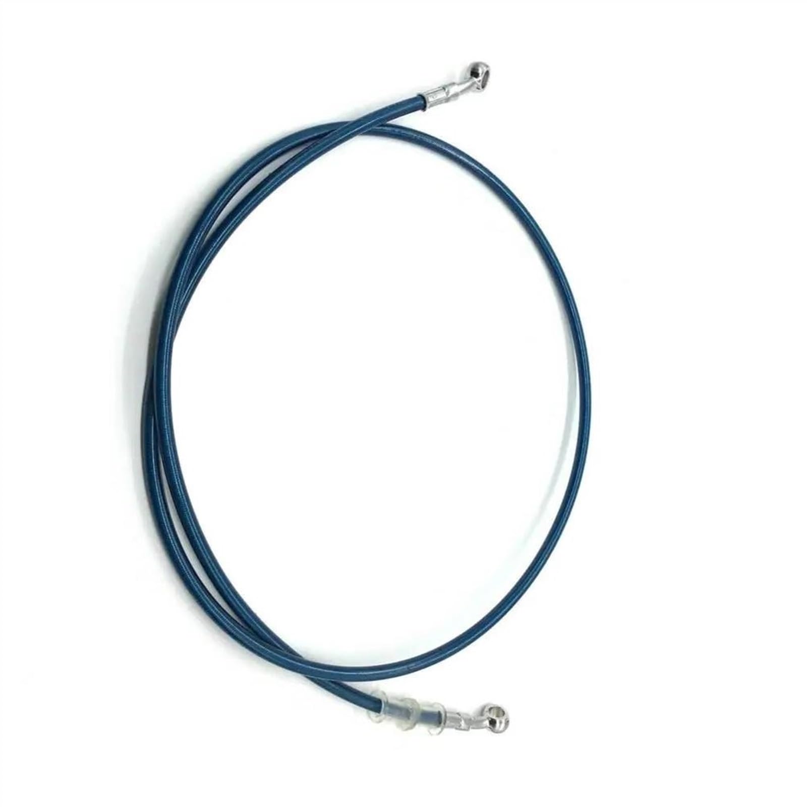 Motorbike Part 80cm Motorcycle Braided Brake Hose Line Steel Cable Hydraulic Pipe(Blue)