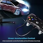 Wired Controller for Xbox 360, YAEYE Game Controller for 360 with Dual-Vibration Turbo Compatible with Xbox 360/360 Slim and PC Windows 7,8,10,11