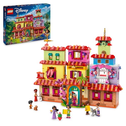LEGO ǀ Disney Encanto Das magische Haus der Madrigals, Puppenhaus für Kinder mit der Spielfigur Mirabel, Bauspielzeug für Mädchen und Jungen ab 7 Jahren 43245