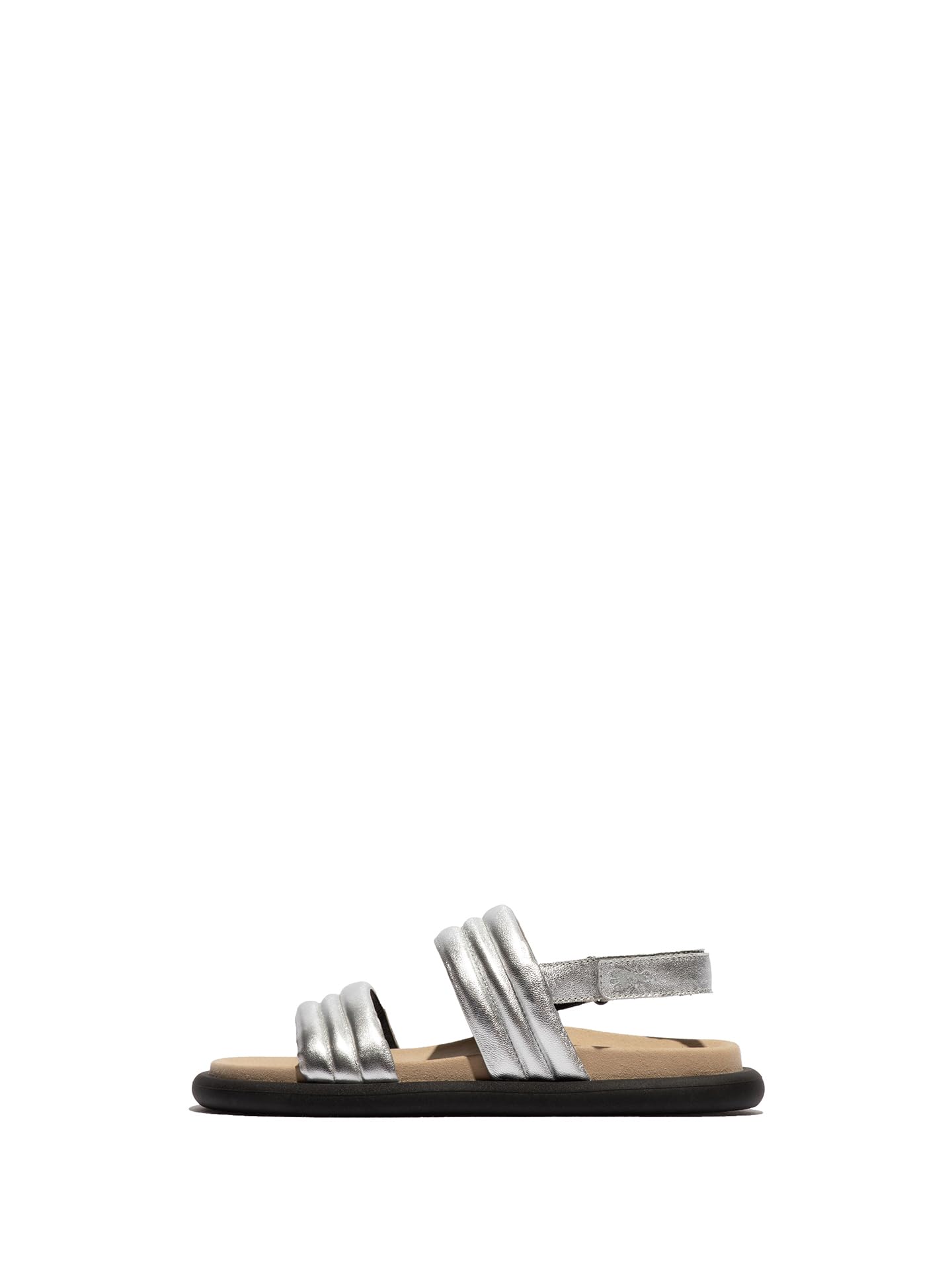 Fly London POUL231FLY Women's Sandal, Silver