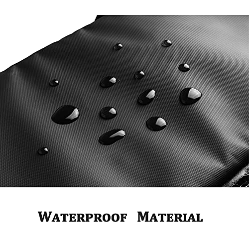 Gym Duffle Bag Waterproof Sports Duffel Bags Travel Weekender Bag for Men Women Overnight Bag with Shoes Compartment Black