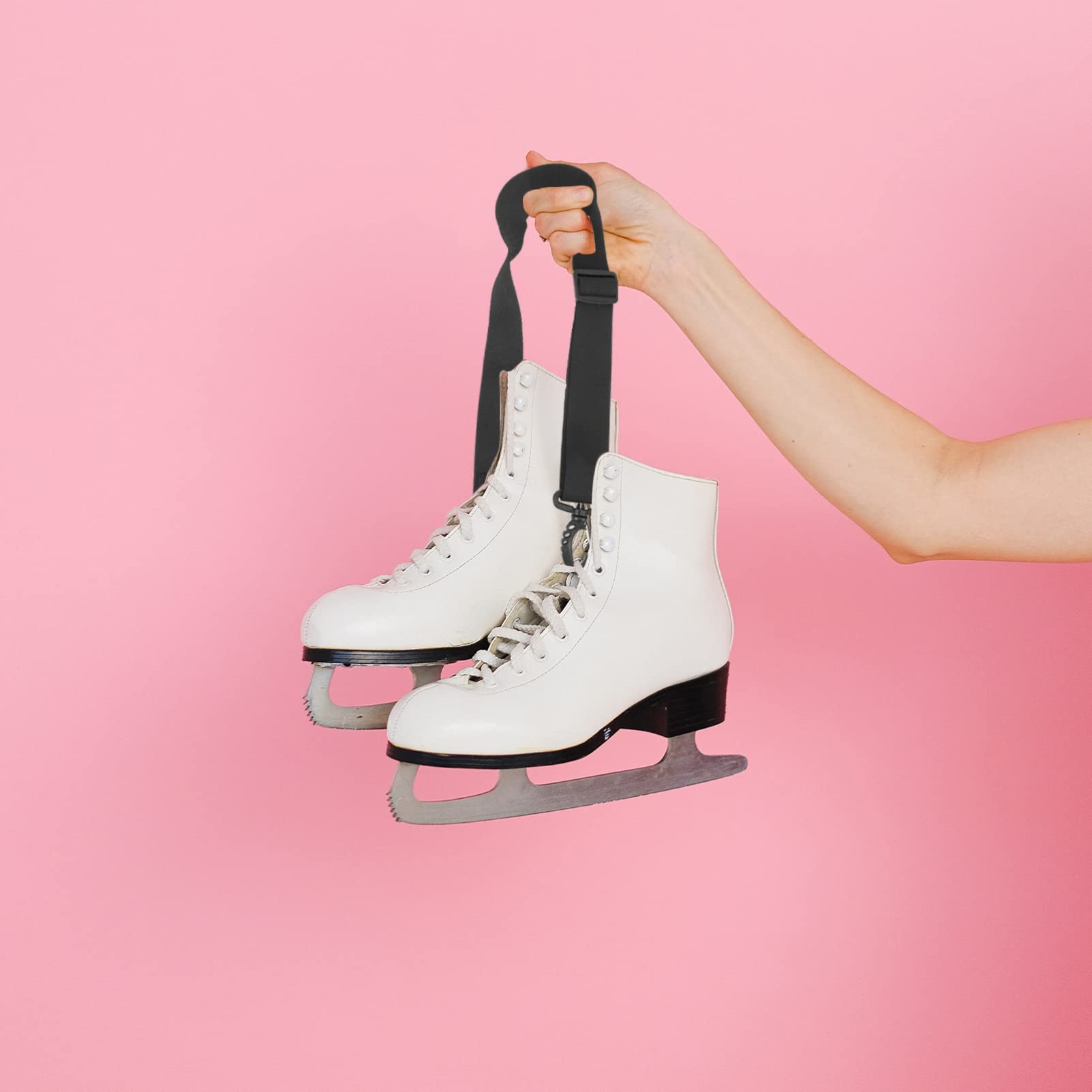 INOOMP 4pcs Ski Boot Carrier Strap Ice Skates Leash for Shoulder Straps for Adults Boys and Girls Compact Lightweight for Convenient Storage