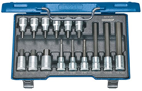 GEDORE IN 19 LKM Screwdriver bit socket set 1/2