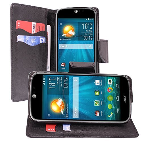 Vcomp® Custodia a portafoglio in Pelle PU per ACER...