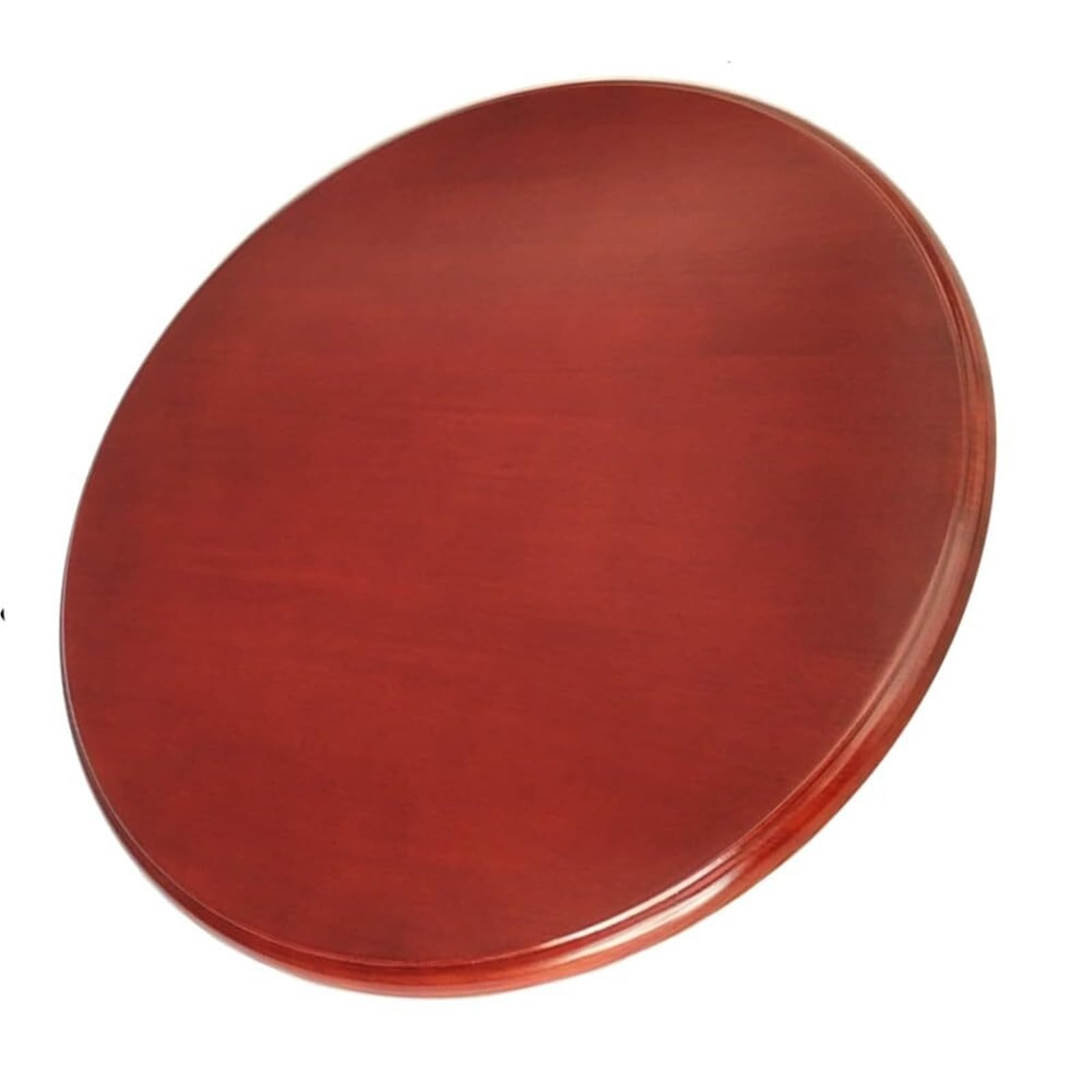 Plateau de service rotatif en bois blanc de 60 cm pour table