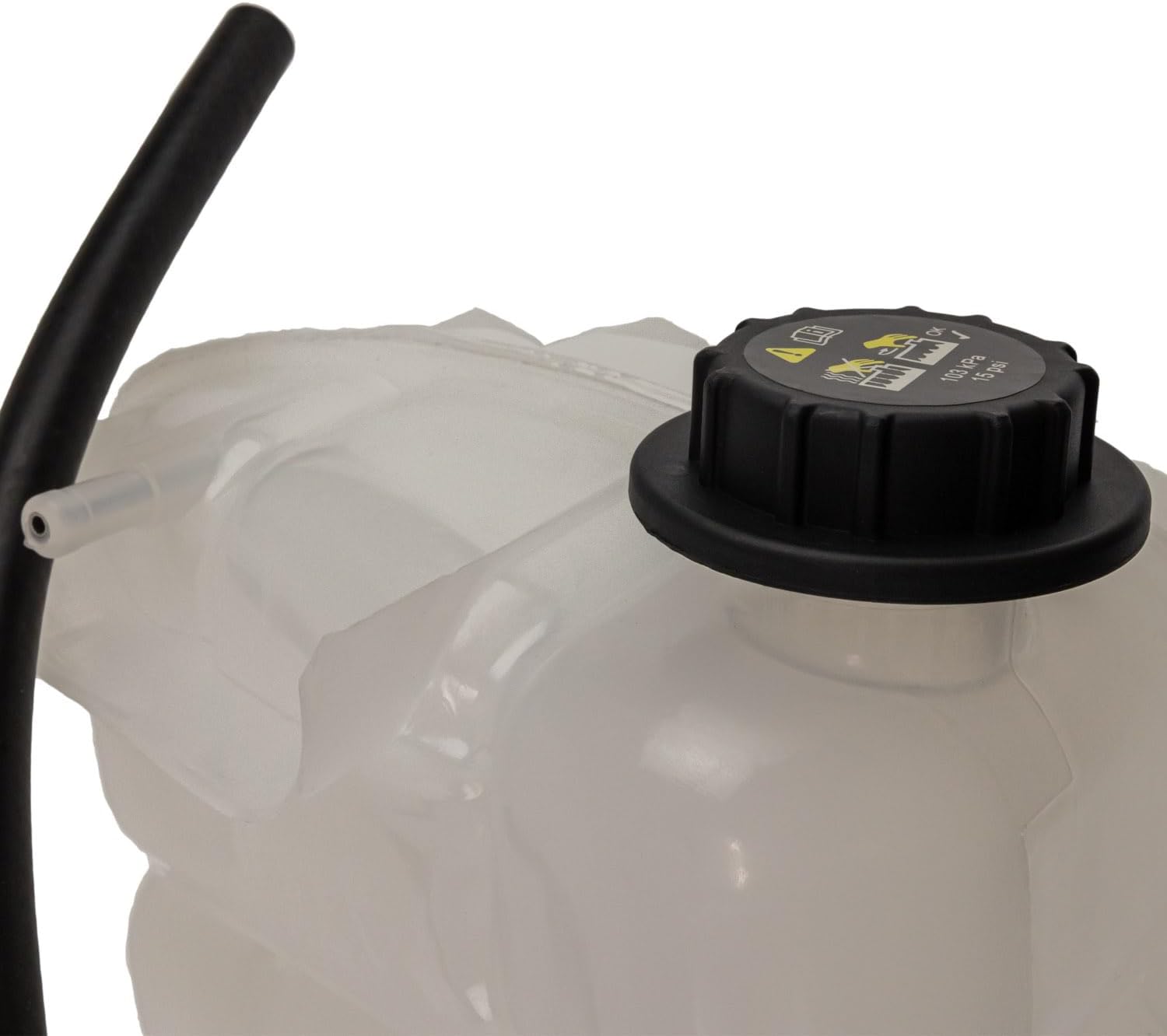 Coolant Reservoir Surge Tank w/ 3 Ports Replaces Navistar 2591620C91 3599401F91–F95, Automann 575.10311, Dorman 603-5105 for International ProStar 9900i