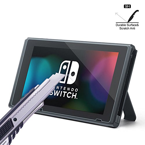 Awinner Glass For Nintendo Switch,Screen Protector Ultra-Clear Tempered-Glass For Nintendo Switch 2017 (2-Pack) #TOP4