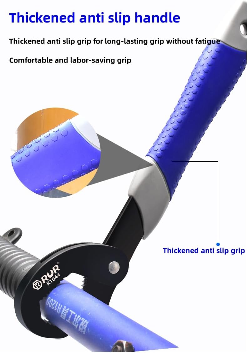 Three-Sided Teeth Universal Wrench, Multi-Functional Pipe and Adjustable Wrench, Large and Small Open-End Set (Multifunctional)