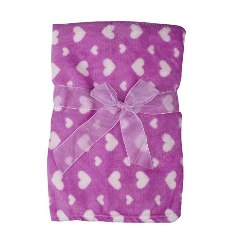 UNIKLUB New Born Baby Purple Mink Fabric Baby Blanket Amazon.in Baby
