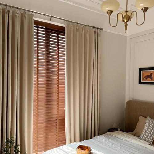 Persianas venecianas sin cordón opacas con control de privacidad para ventanas de interior 8