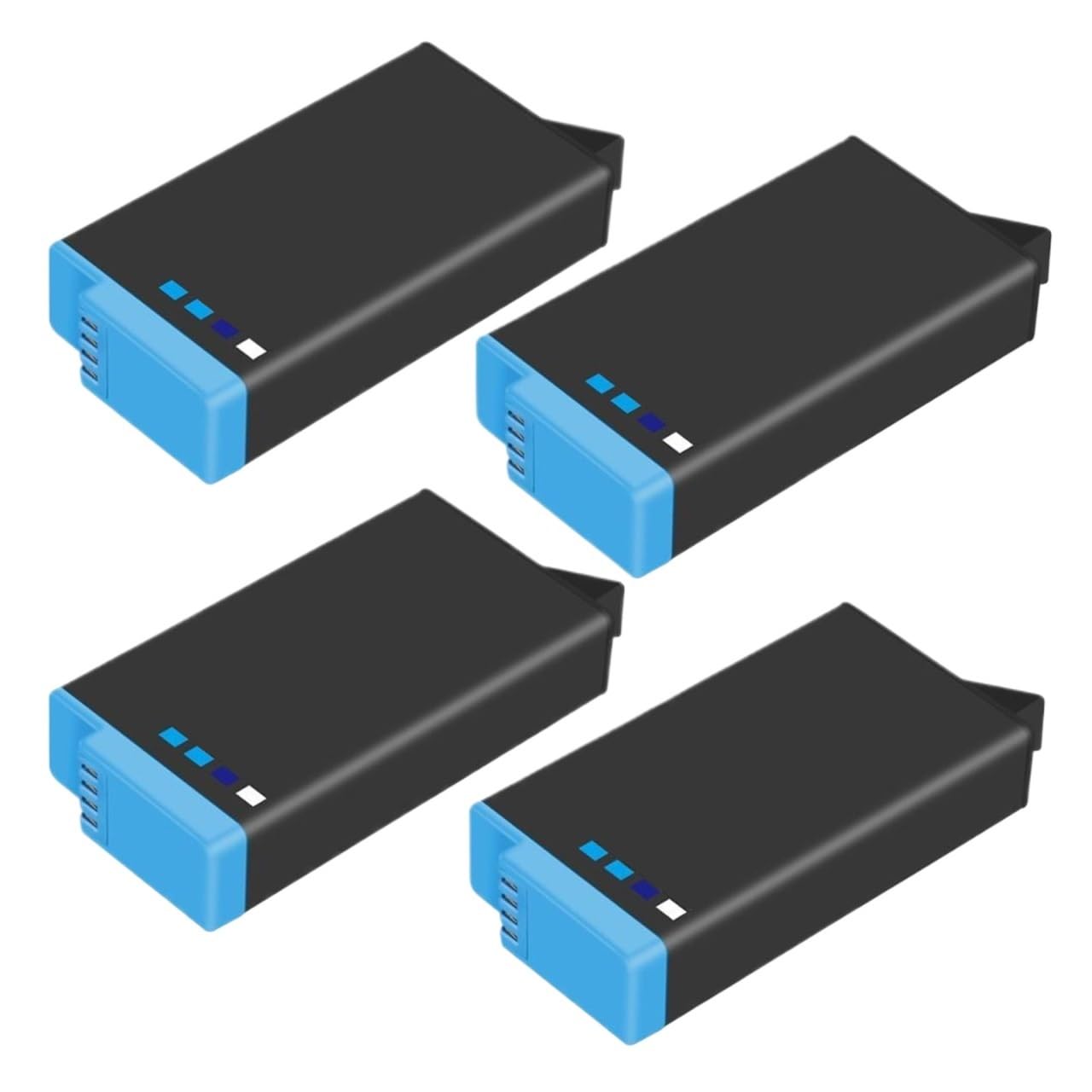 Batterie pour 360 rechargeable lithium lot de 4 pour caméra d'action
