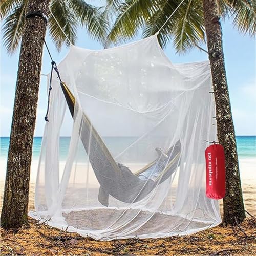 Mosquitera de material resistente con diseño plegable ligero y toldo para cama 7