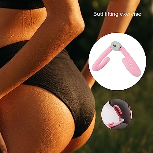 Exercitador de Coxas, Exibição de Emagrecimento Musculação Mestre de Coxas para Interiores (Rosa)