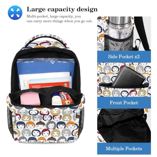 Sac à dos et trousse à crayons filles garçons pour collège et loisirs