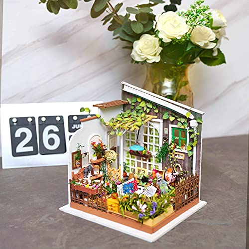 Rowood Diy Miniature Dollhouse Kit With Furniture, 1:24 Scale Model House Kit, Mini Dollhouse Model Kits For Adults, Crafts For Adults Teen Gifts On Birthday Christmas - Miller's Garden #TOP6