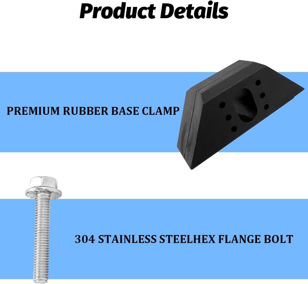 Osilly Car Base Clamp Battery Hold Down Kit, Vehicle Battery Tie Down Bracket with Stainless Steel Bolt, OEM#14005061 Batteries Base Clamp Replacement, Universal for SUV Van Truck