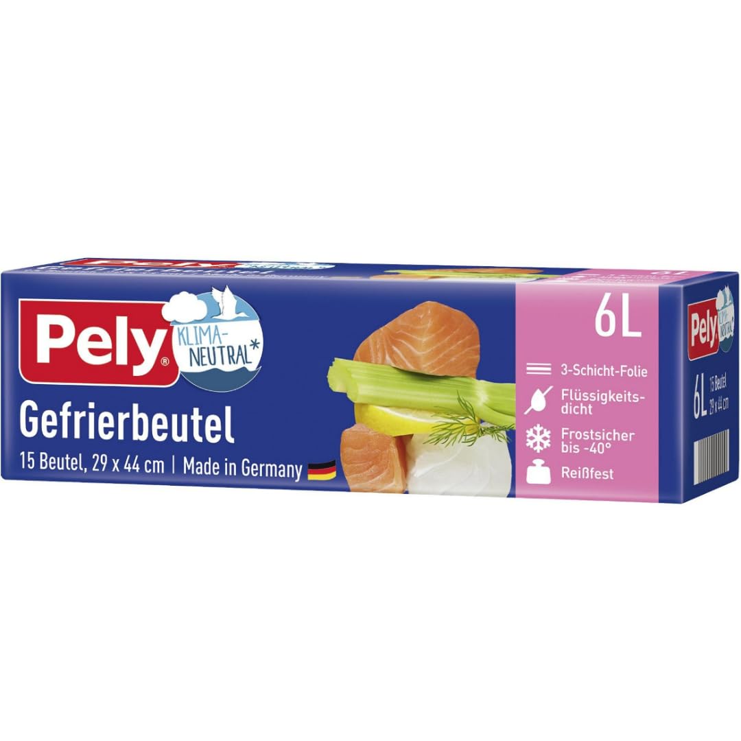 Pely Gefrierbeutel 6 Liter 15 St. x 10 Dose