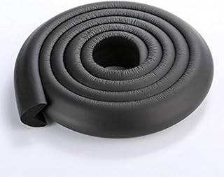 1PC 2M Baby Safety Table Desk Edge Guard Strip Home Cushion Guard Strip Safe Protection Children Bar Strip Soft Thicken (Black)