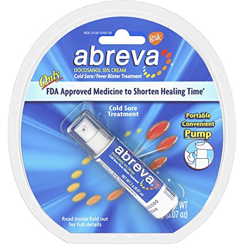 Abreva Cold Sore Fever Blister Treatment, 0.07 oz (One Pack)