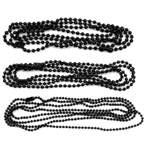 Chaîne à billes pour collier créatif et chaînes d'étiquettes de bagages personnalisés