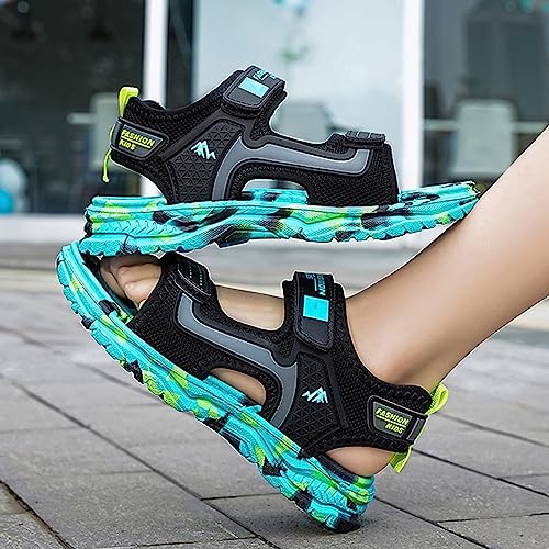 IWIHMIV Boys Girls Summer Outdoor Athletic Sport Sandals Comfortable Walking Hiking Casual Water Shoes for Kids2