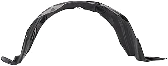 TRQ Inner Fender Liner Set Compatible with 2007-2011 Toyota Yaris TO1250119 TO1251120