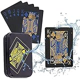 ♥ Better waterproof: our poker cards are waterproof, unlike the plastic cards on the market.Durable, scratch-free poker cards, will not fade and are 100% waterproof, perfect for taking along to the beach, pool or camping