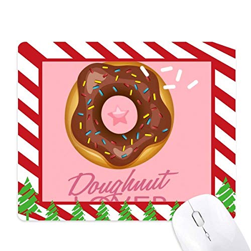 Tapis de souris beignet au chocolat antidérapant pour la maison