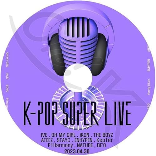K-POP DVD K-POP SEOUL FESTA 2023 K-POP SUPER LIVE 2023.04.30 - IVE/ OH MY GIRL/ iKON/ エナイプン/ ATEEZ/ THE BOYZ/ KEP1ER/ STAYC 他 KPOP DVD