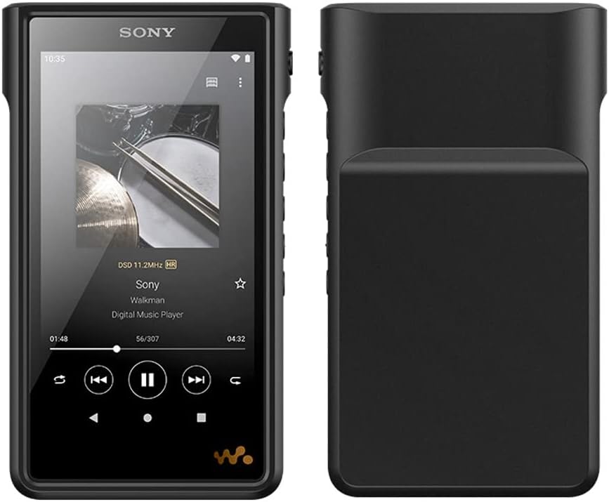 BestforYou Benks Flexible Slim PC+TPU Protective Armor Shell Skin Case Cover for Sony Walkman NW-WM1AM2 WM1AM2 NW-WM1ZM2 WM1ZM2 (Benks Black case)