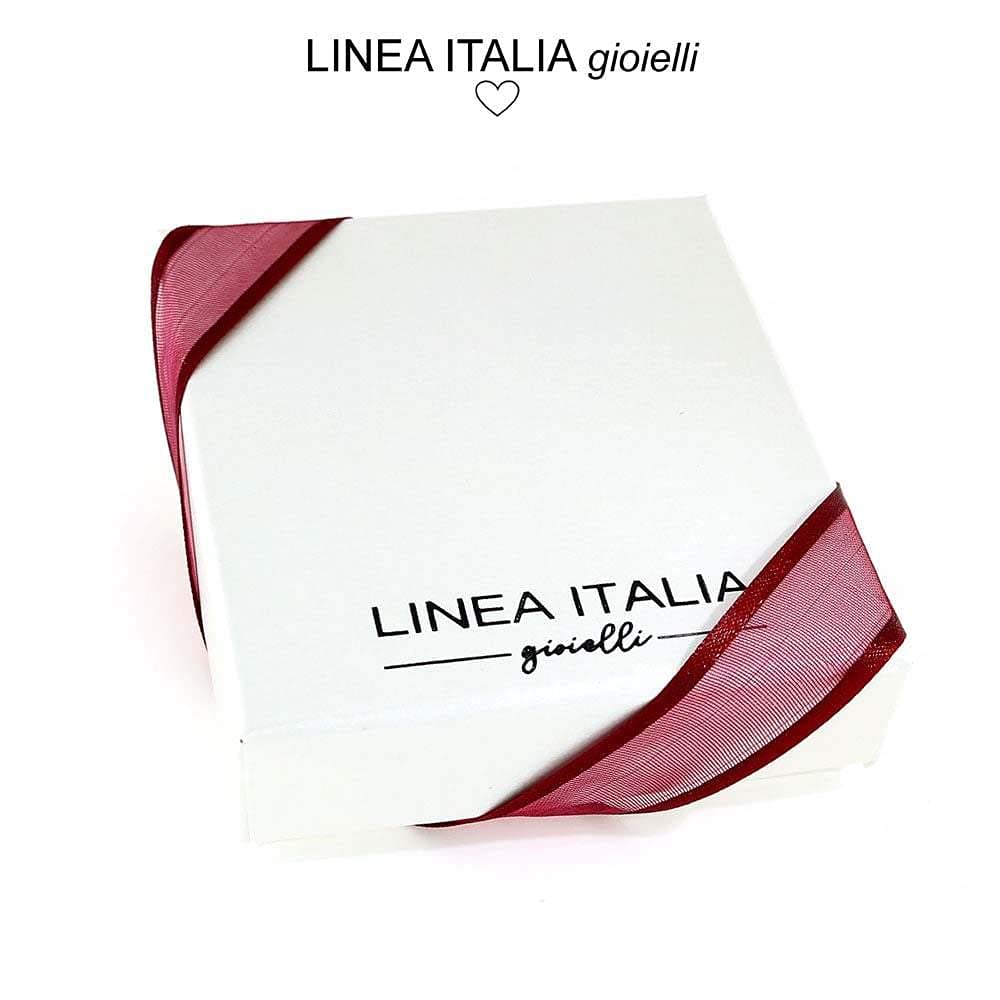 Linea Italia Gioielli - Collana Girocollo per Donna in Argento 925 Placcato Rosa con Perline Colorate, Cuori e Stelle - Made In Italy